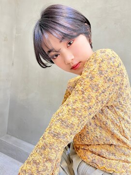 メーヴェ(Mowen) mowen 南堀江 クールショート×ラベージュ×艶髪