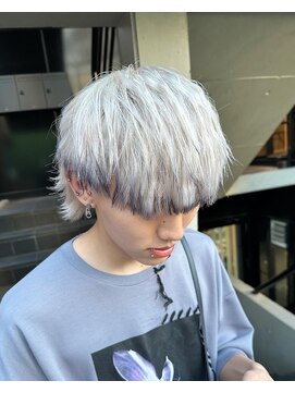 アクト(ACT) ホワイトヘア/マッシュウルフ/エンドカラー