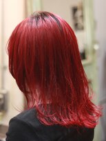 キミ(kimi) 【kimi自由が丘】ケアブリーチ × レッドカラー