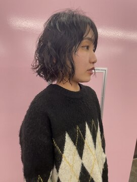 キジ(KIJI) 酸性ブリーチパーマ ボブスパイラル