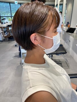 ヴォロ 佐賀(VoLo) 切りっぱなしボブ/美髪/ピンクブラウン[佐賀駅]