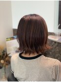 30代40代大人可愛い小顔ショートカット外ハネボブ