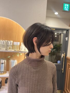 ロンド パルティール 大宮(Lond partir) 丸型ピンクブラウン美髪エアリーロングベリーショート［大宮］