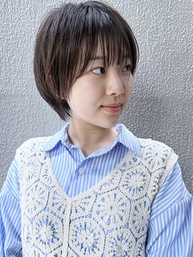 モリオ(morio) 【morio浦和】大人可愛い20代黒髪前下がりショートボブ♪