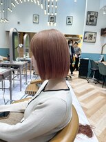 ロンド レグリーズ 立川(Lond leglise)&nbsp;タッセルボブ/ミニボブ/フェイスレイヤー/顔まわり/グレージュ