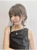 顔回りがpointネオウルフ　ボブウルフ　ウルフカット