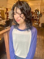 モク 大阪梅田店(MOK)&nbsp;【くるくる可愛い】しっかりパーマロブ