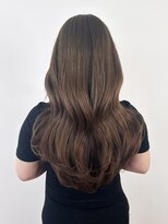 アイティー バイ アルバム 浦和店(IT by ALBUM)&nbsp;オリーブカラーくすみベージュウルフレイヤーロング_ba523661