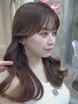 ハローバイシー 仙台(Hello by Sea) ワンレン×ネビージュ[ボブルフ/黒髪/小顔]