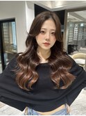ショート ボブ インナーカラー 韓国風41124