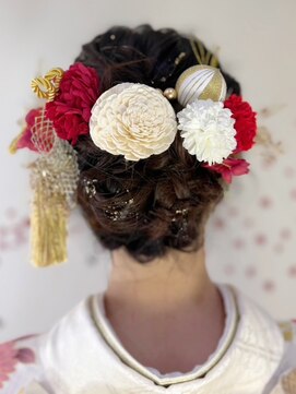 パーティー PAR-TY 芦屋店 【ヘアアレンジ】あみこみアップスタイル【着付け】