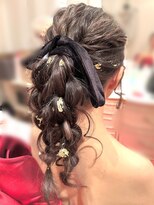 アオク(AOKU)&nbsp;あみこみ　× ポニーテール