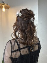 イット(it.) kana 結婚式 ヘアセット ハーフアップ