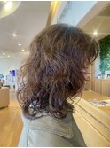 外人風ドライパーマ