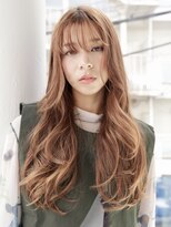エムスラッシュ アヴェダ 自由が丘(M.SLASH AVEDA)&nbsp;シースルーバング/こなれロング/ニュアンスパーマ/自由が丘