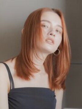 ワン 川崎(ONE) 前髪/マルチダボブピンクベージュ/インナーグレージュ/川崎