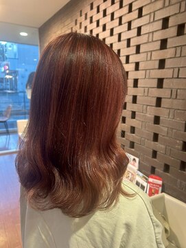 エヌアンドエーコンティ(N&A CONTi) 肌馴染み抜群◎カシスブラウンミディ/コテ巻き/ウェーブ/艶感