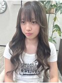 韓国風レイヤーカットオリーブグレージュアディクシーカラー堺東