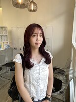 クリアーオブヘアー 池下店(clear OF HAIR)&nbsp;wine red color