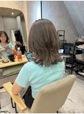 ミディアムレイヤー/グレージュ/20代30代40代