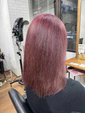 ビスイル 秋葉原店(Vis ill) ピンクラベンダー髪質改善韓国大人かわいいケアブリーチ
