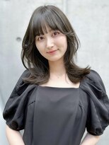 ニューヨークニューヨーク 梅田茶屋町店(NYNY)&nbsp;レイヤーカット　韓国レイヤー　オリーブベージュ　ブリーチなし