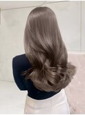 ヘーゼルベージュ/レイヤーカット/韓国ヘア/ダブルカラー