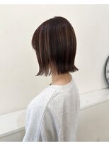 セットアップ 岡山北長瀬店(SET-UP) 扱いやすいボブダークブルー