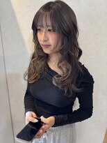 アンビ(ambi) インナーカラーベージュ×ナチュラルブラウン