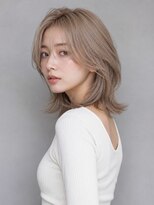 トリニティ(trinity) ブリーチ ミルクティーベージュ ウルフレイヤー 髪質改善