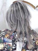 ブレイズヘアー(BLAZEhair)&nbsp;【立体感バツグン】ホワイトバレイヤージュ×ブリーチ２回