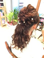 ロカット サロン(Roquat Salon)&nbsp;パールアレンジローポニー【ヘアセット　立川/立川南/浴衣/袴】