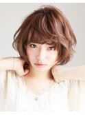 ふんわりキュートなマッシュ・ボブ