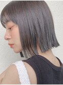 Say.Ree切りっぱなしストレート外はねボブワンレンネビージュ