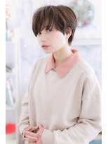 ミック ヘアアンドビューティー 大山店(miq Hair&Beauty) ナチュラルモードなくせ毛風アシンメトリーショートc1