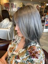 ヘア メイク ココ(hair make coco)&nbsp;ブリーチ×ミルクティーカラー