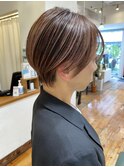 似合わせカット/アースカラー/くびれヘア/ツートーンカラー