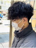 波巻きしぶパーマ
