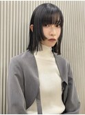 ロングボブ/ぱっつん