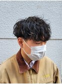 ゆるめ波巻きスパイラルパーマ