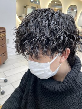 テトラ バイ ネオリーブ 横浜西口店(tetra by neolive) 横浜★ウルフハードツイストスパイラルパーマ