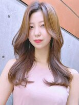 ロンドシェリ 仙台(Lond Cheri)&nbsp;美髪 髪質改善/エアリーロング/ピンクブラウン/顔周り[仙台]