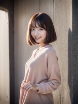 エトラ 渋谷店(etora)&nbsp;大人可愛いタンバル盛り/グレージュカラー