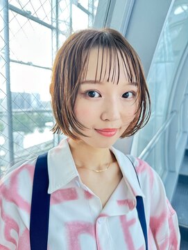 レガーレ(Legare) 顔まわりレイヤーのウルフボブ/小顔レイヤー/顔まわりレイヤー