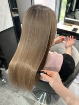 ピリオド 蒲田(Period.)&nbsp;髪質改善/ミルクティーベージュ/ブリーチカラー/蒲田/近藤