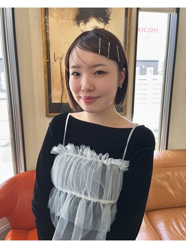 コレットヘア(Colette hair) シースルーバング × ボブ