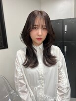 ベレーザシェルト(Beleza scelto)&nbsp;6706髪質改善グレージュカラーレイヤーロング韓国ワンホンヘア