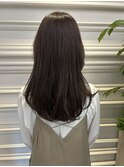 ミディアム×艶髪秋カラー