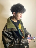 ラフ バイ マグ 南松本(R.A.F. by Mag) ツイストスパイラルパーマツーブロックメンズマッシュメンズヘア