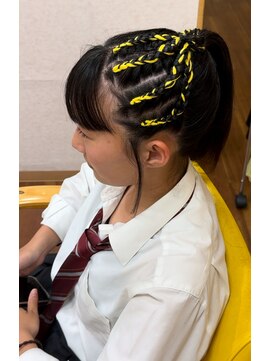 トータルビューティーバルフィット(BALFIT) 紐入りコーンロウヘアセット